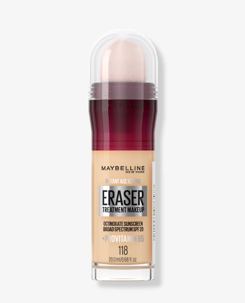 Maybelline Instant Age Rewind Eraser Treatment Foundation Light Warm 118