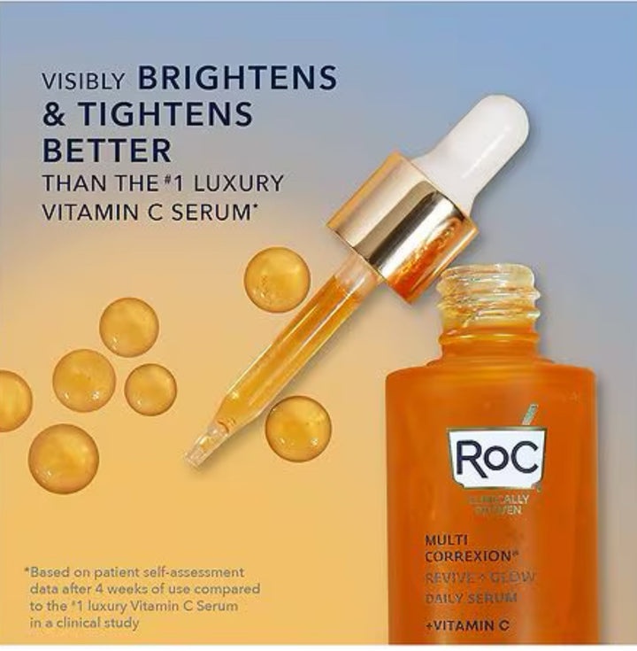 Roc Multi Correxion Revive + Glow 10% Active Vitamin C Serum - 30ml