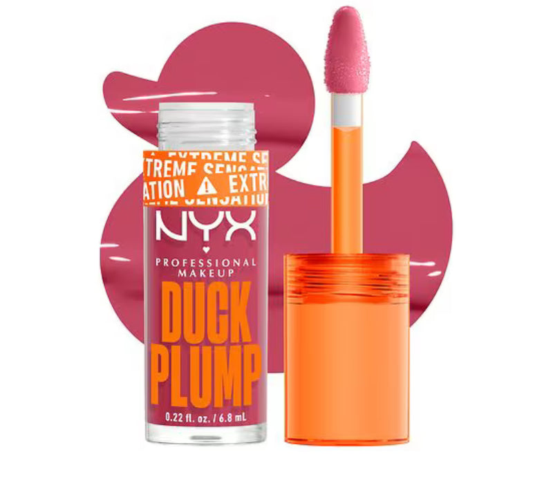 Nyx Duck Plump High Pigment Lip Plumping Gloss Strike A Rose