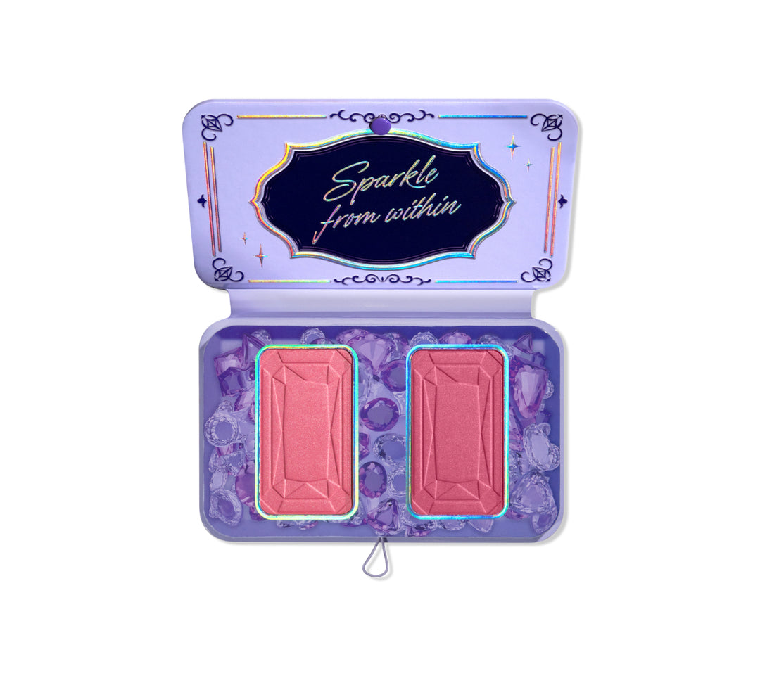 Nyx Limited Edition Bridgerton Buttermelt Royal Blush Duo Palette Lady In Silver