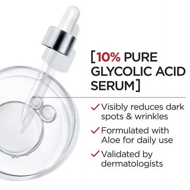 L'Oreal Paris Revitalift Derm Intensives 10% Pure Glycolic Acid Serum (Fragrance Free)