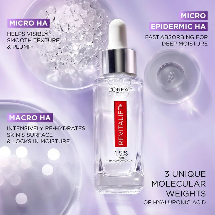 Revitalift 1.5 % Pure Hyaluronic Acid plumping serum -30ml
