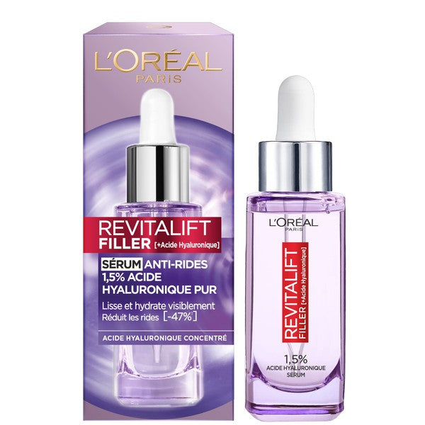 Loreal Paris Revitalift Filler with 1.5% Hyaluronic Acid Anti-Wrinkle Dropper Serum 30ml