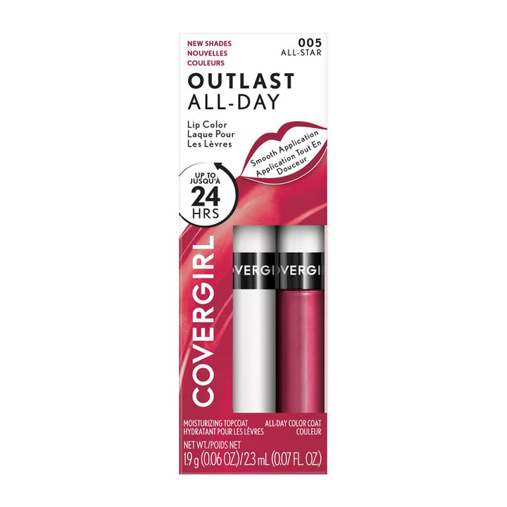 Covergirl Outlast All-Day Lip Color with Topcoat All Star 005