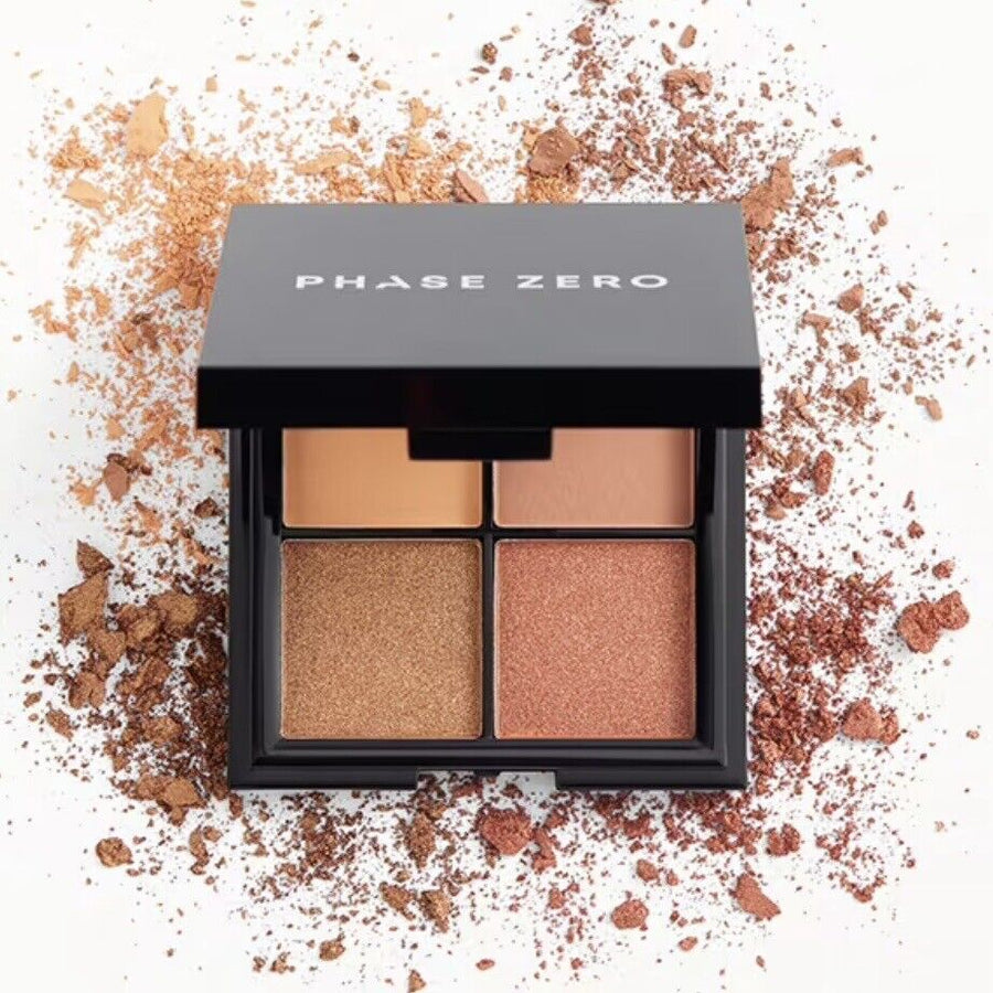 Phase Zero Quad EyeshadowQuad Eyeshadow Palette Santorini Matted and Shimmer Shades
