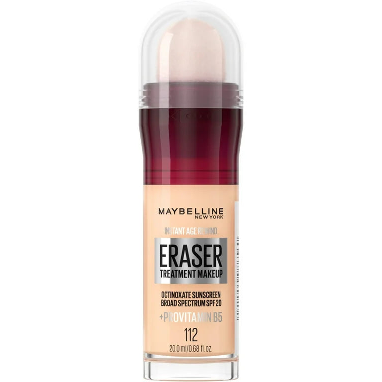 Maybelline New York Instant Age Rewind Eraser Treatment Makeup, SPF 20, 112