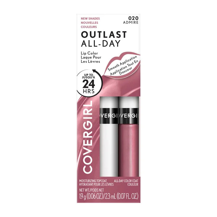 Covergirl Outlast All-Day Lip Color with Topcoat Admire 020