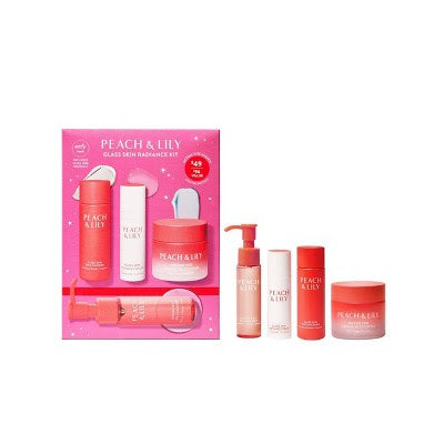 Peach & Lily Glass Skin Radiance Gift Set - 4pc