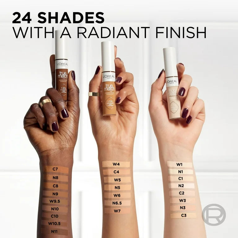Loreal Paris True Match Radiant Serum Concealer N6.5 Medium Deep