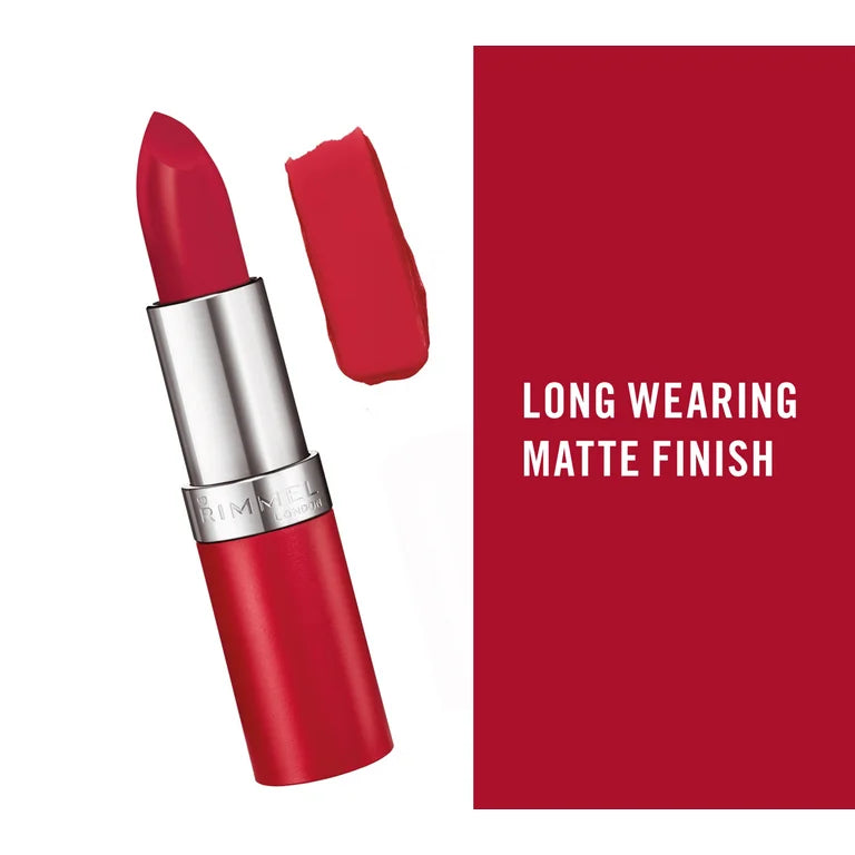 Rimmel London Lasting Finish Matte Lipstick, 111