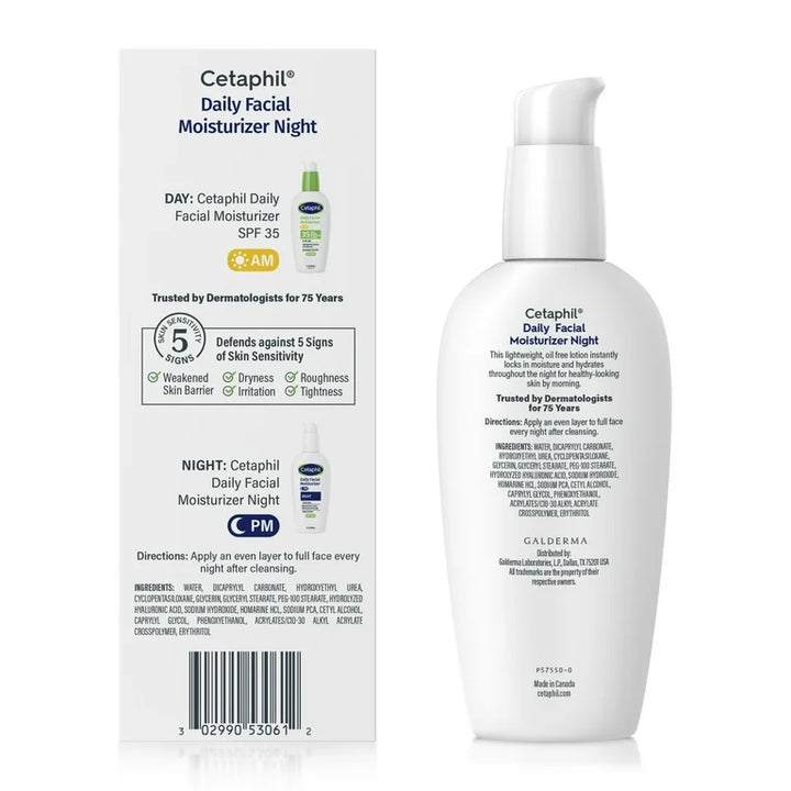 Cetaphil Night Moisturizer Hydrating Pm Facial Moisturizer - 88 ml
