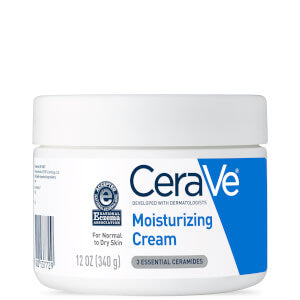 CeraVe Moisturizing Cream Body and Face Moisturizer Jar for Dry Skin 340g