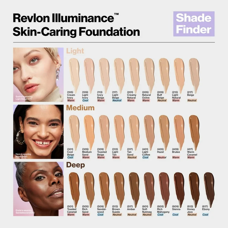 Revlon Illuminance Skin-Caring Foundation 113 Ivory Beige