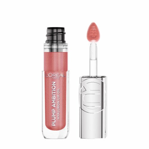 Loreal Plump Ambition Hyaluron Lip Oil 650 Nude Macaron