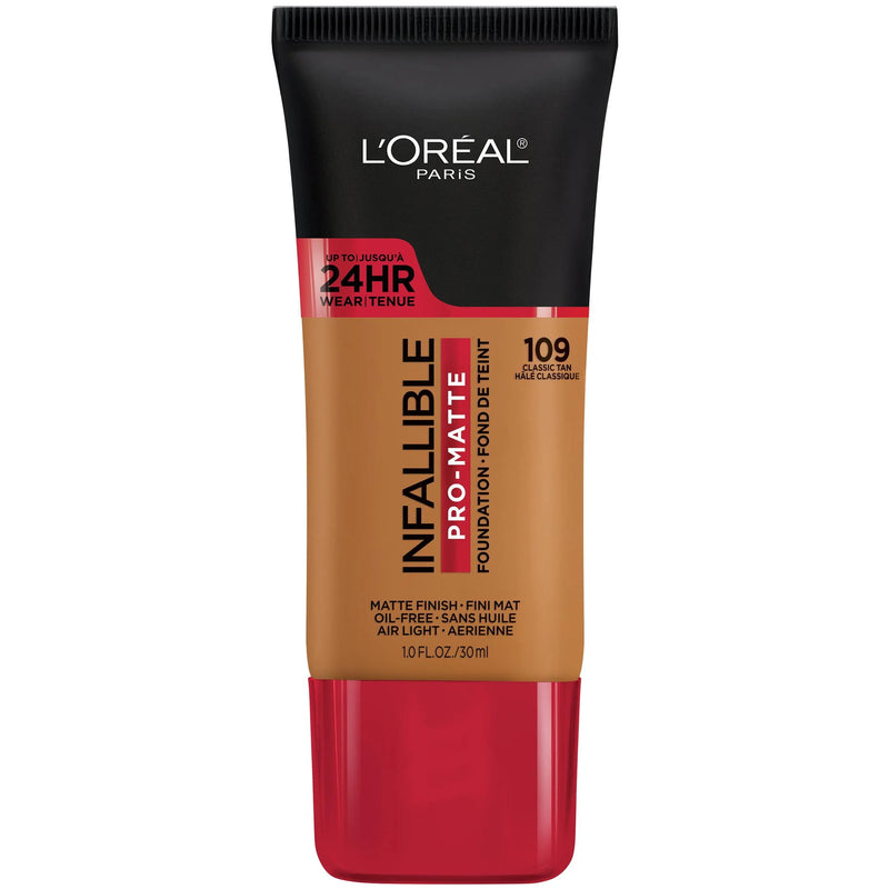 Loreal Paris Infallible Pro-Matte Foundation 109 Classic Tan
