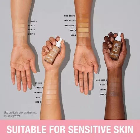 Neutrogena Senstive Skin Serum Foundation - Light