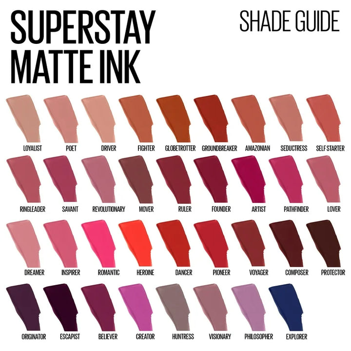 Maybelline New York Superstay Matte Ink Liquid Lipstick 90 Huntress