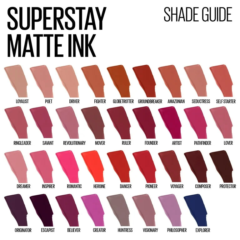 Maybelline Superstay Matte Ink Liquid Lipstick Huntress