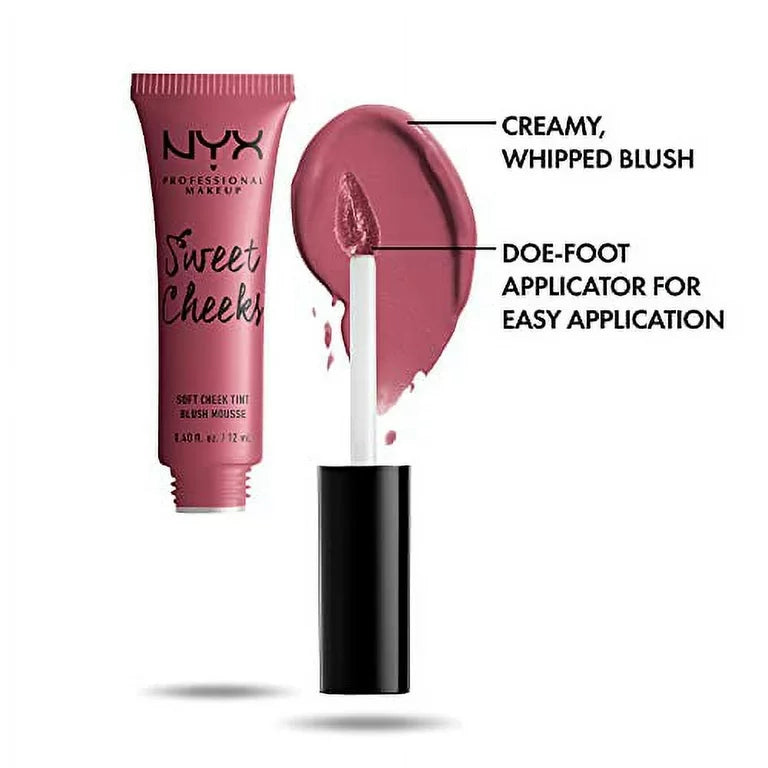 Nyx Sweet Cheeks Soft Cheek Tint, Cream Blush - Baby Doll