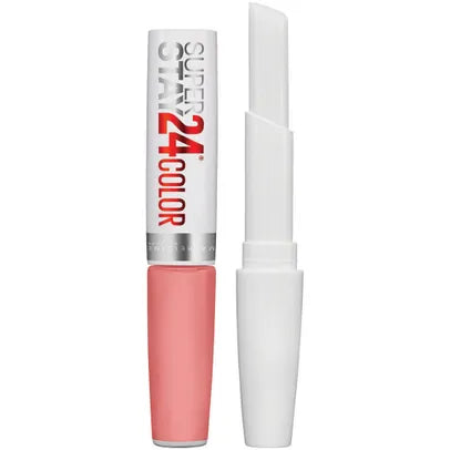 Maybelline New York Super Stay 24 Color 2-Step Liquid Lipstick 240 All Night Apricot