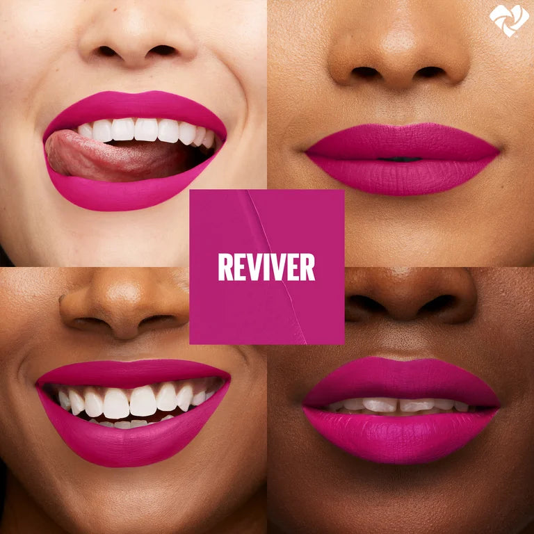 Maybelline New York Super Stay Matte Ink Moodmakers Collection Liquid Lipstick 465 Reviver - 0.17 fl oz