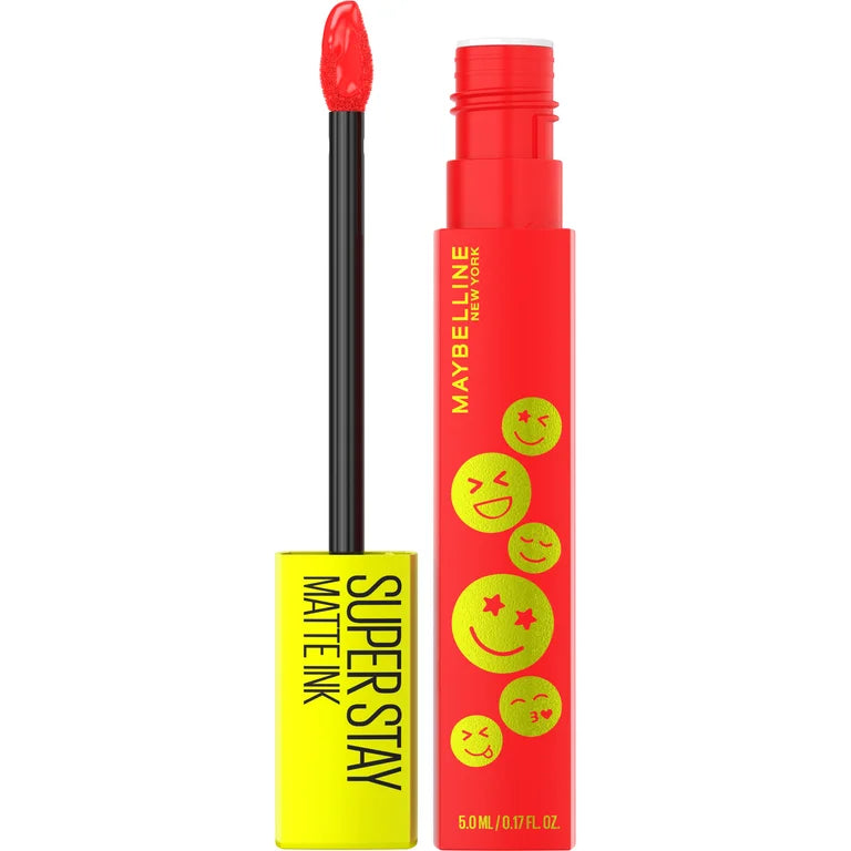 Maybelline Super Stay Matte Ink Moodmakers Collection Liquid Lipstick Energizer  - 0.17 fl oz