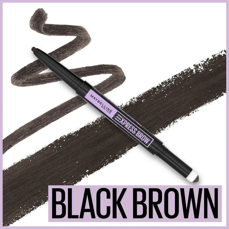 Maybelline New York Express Brow 2-In-1 Pencil And Powder 262 Black Brown