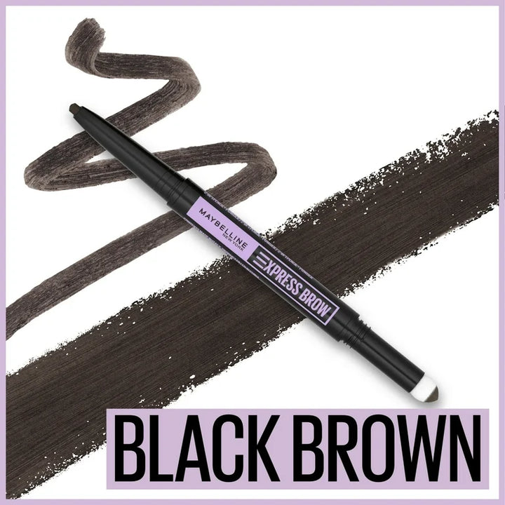 Maybelline New York Express Brow 2-In-1 Pencil And Powder 262 Black Brown