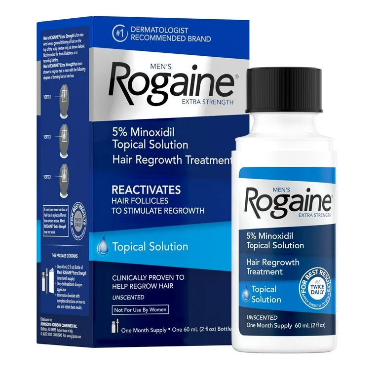 Rogaine Extra Strength 5% Minoxidil Topical Solution, 1-Month