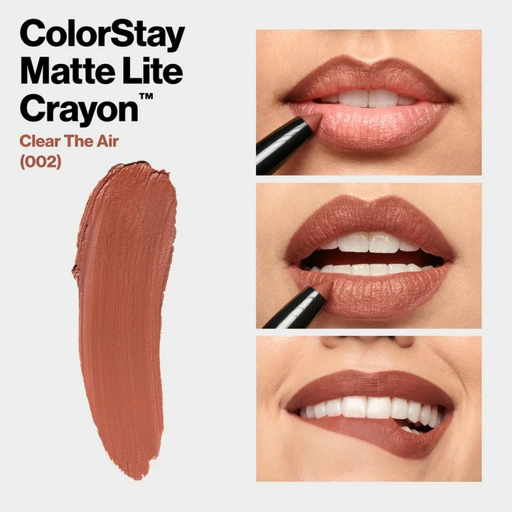 Revlon ColorStay Matte Lite Crayon - 002 Clear The Air
