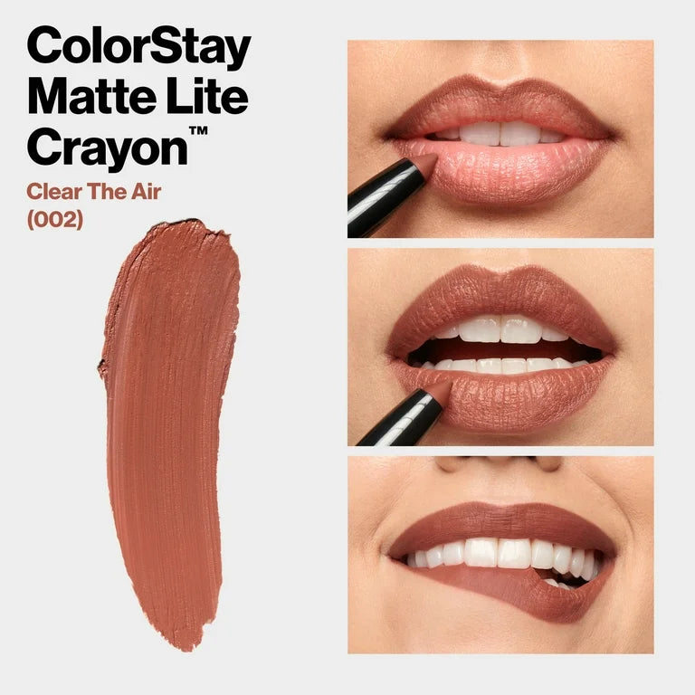 Revlon ColorStay Matte Lite Crayon - 002 Clear The Air