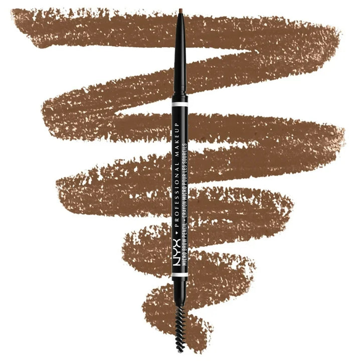 Nyx Cosmetics Micro Brow Duo Pencil And Brow Brush Ash Brown