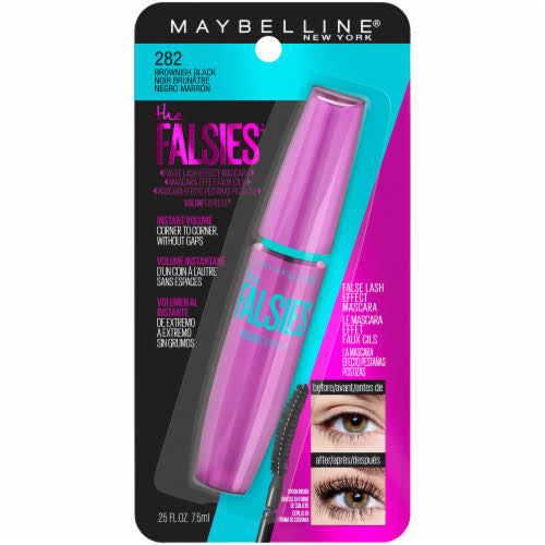 Maybelline New York Volum Express The Falsies Washable Mascara, 282 Brownish Black (Made in Usa)