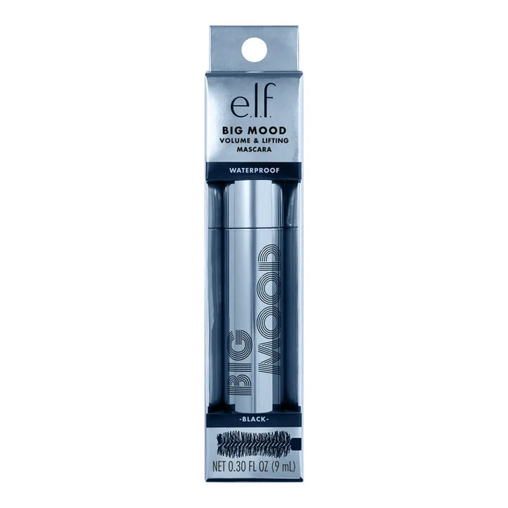 Elf Big Mood Mega Volume & Lifting Waterproof Mascara Black