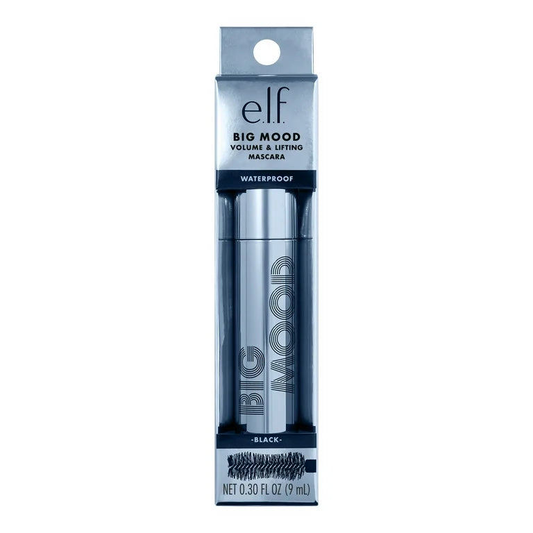 Elf Big Mood Mega Volume & Lifting Waterproof Mascara Black