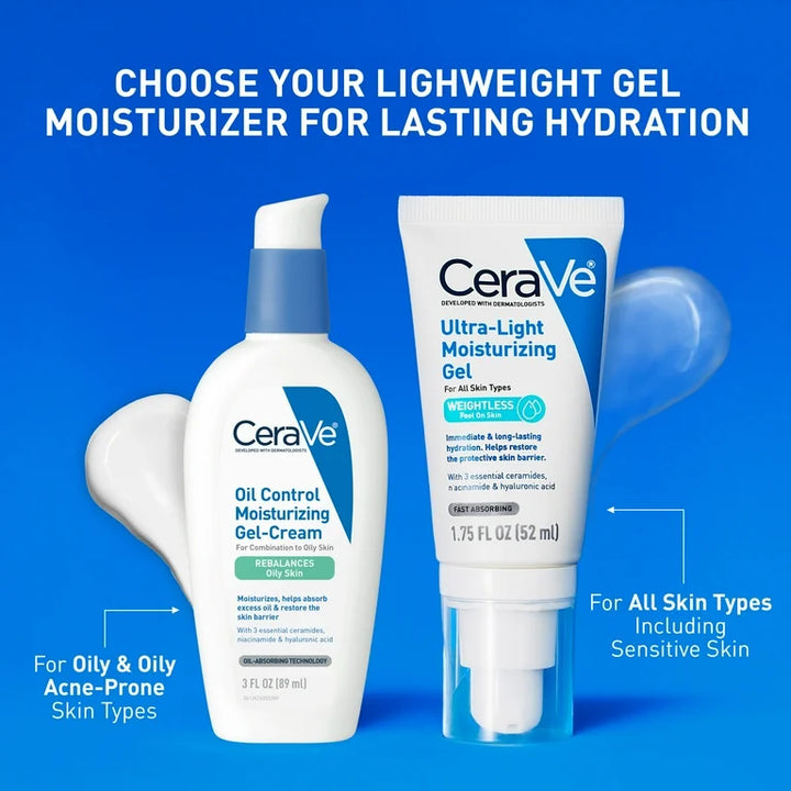 Cerave oil control moisturizing gel cream with Hyaluronic Acid for All Skin Types 89 ml