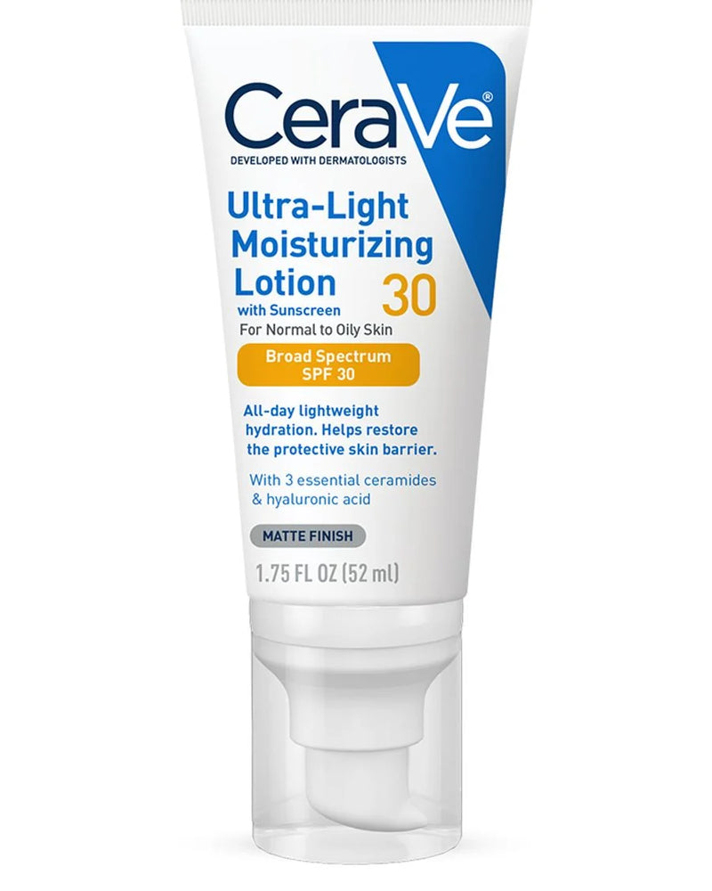 CeraVe Ultra-Light Moisturizing Lotion With Sunscreen Normal To Oily Skin SPF30 52ml