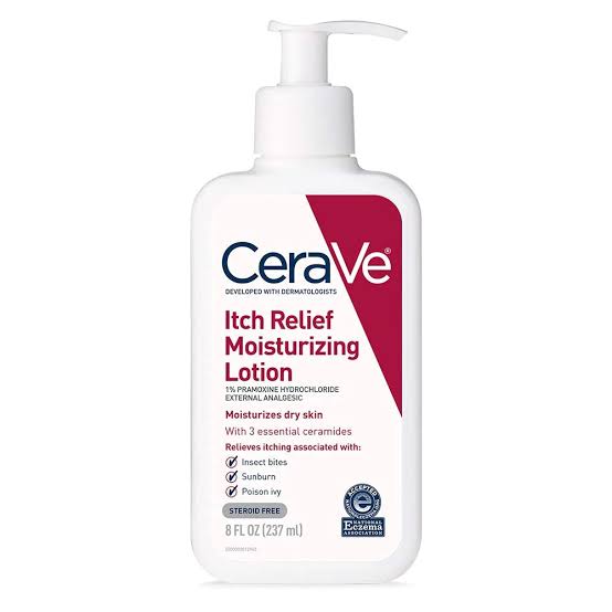 Cerave Itch Relief Moisturizing Lotion For Normal to Dry Skin 237 ml Exp 2/27