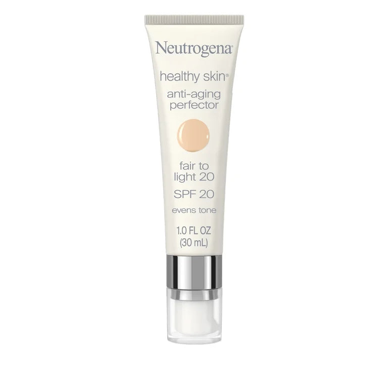 Neutrogena Healthy Skin Anti-Aging Tinted Face Moisturizer spf 20 Fair To Light 20 Exp 3/27