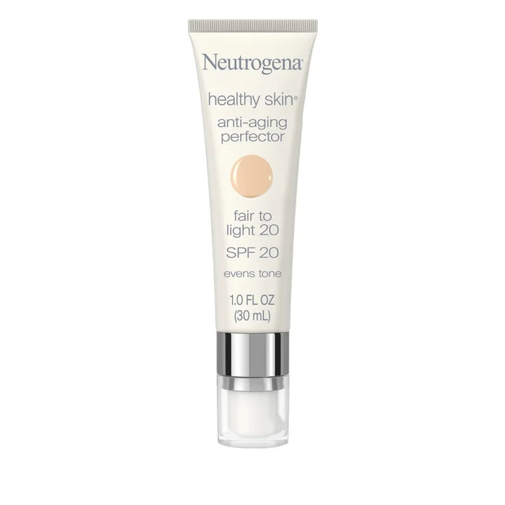 Neutrogena Healthy Skin Anti-Aging Tinted Face Moisturizer spf 20 Fair To Light 20 Exp 3/27