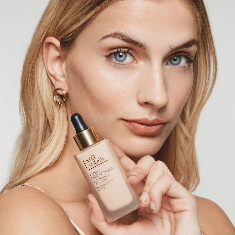 Estee Lauder Futurist Skin Tint Serum Foundation with Botanical Oil Infusion SPF 20-1C1 Cool Bone