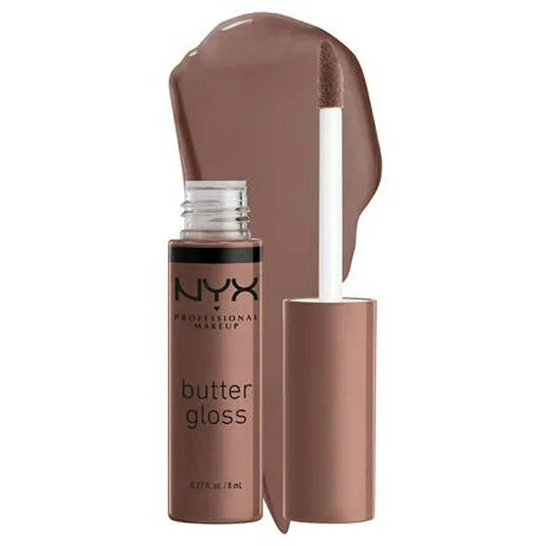 NYX Butter Gloss, Non-Sticky Lip Gloss, Cinnamon Roll