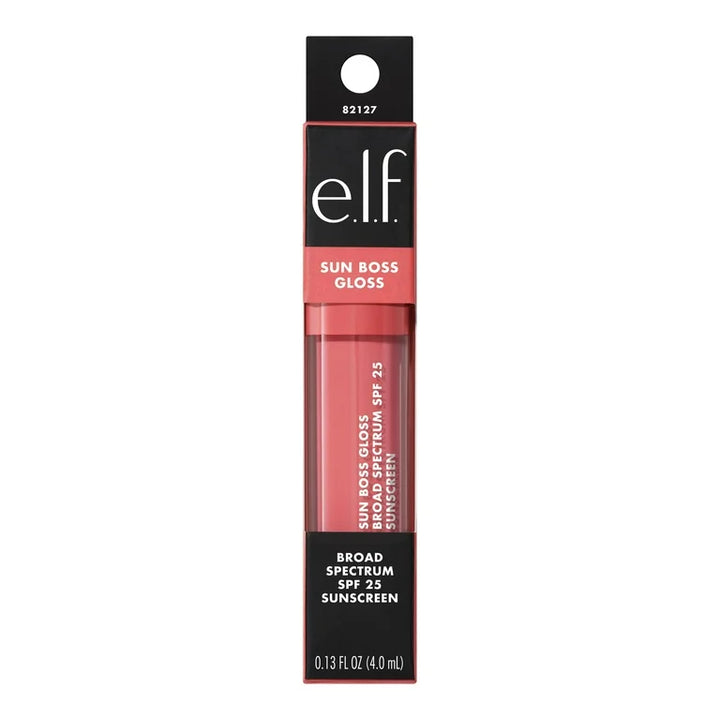 Elf Cosmetics Sun Boss Gloss SPF 25,Blush Much