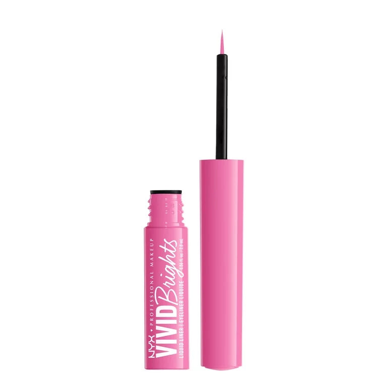 NYX Professional Makeup Vivid Brights Liquid Liner, Smear-Resistant Eyeliner, Don&