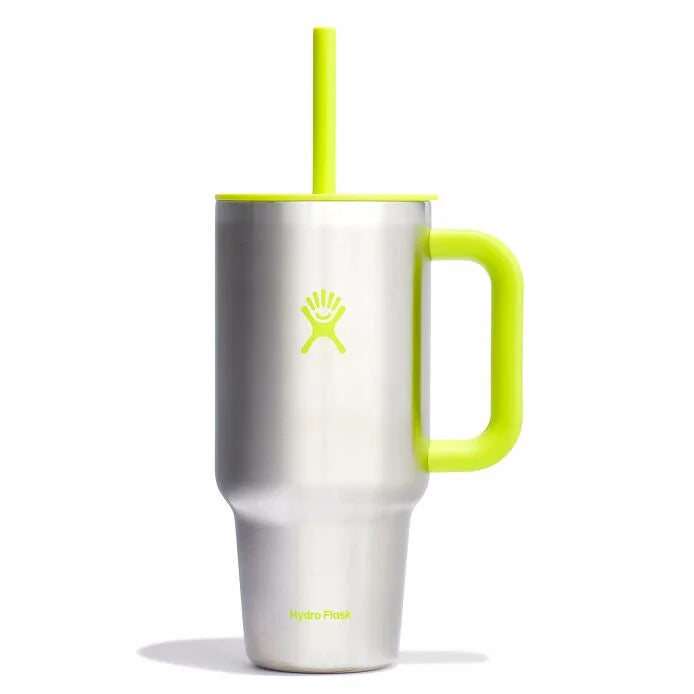Hydro Flask 32 oz Travel Tumbler Sunglow Stainless Lime