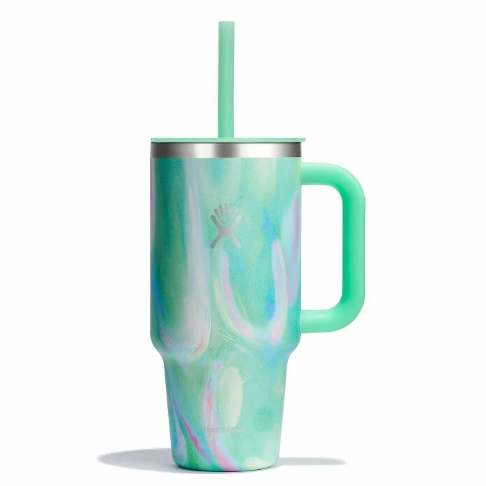Hydro Flask 32 oz Travel Tumbler Jelly Green Limited Edition