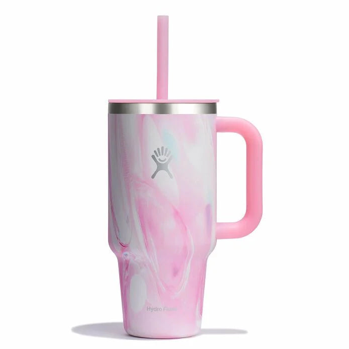 Hydro Flask 32 oz Travel Tumbler Jelly Pink Limited Edition