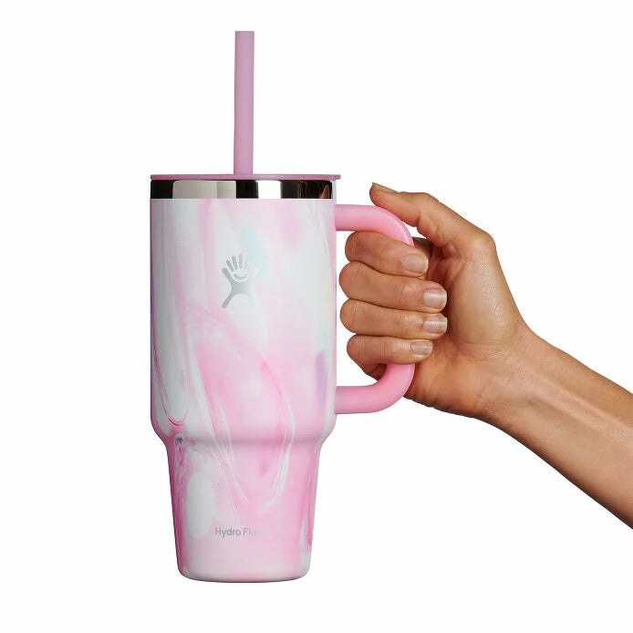 Hydro Flask 32 oz Travel Tumbler Jelly Pink Limited Edition