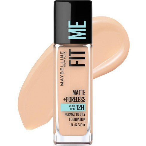 Maybelline Fit Me Matte + Poreless Liquid Foundation 125 Nude Beige