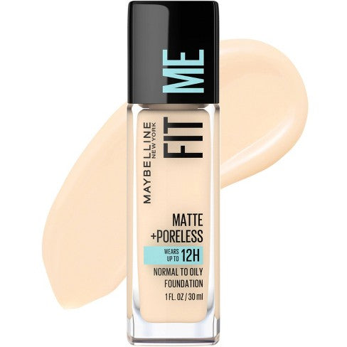 Maybelline Fit Me Matte + Poreless Liquid Foundation 110 Porcelain